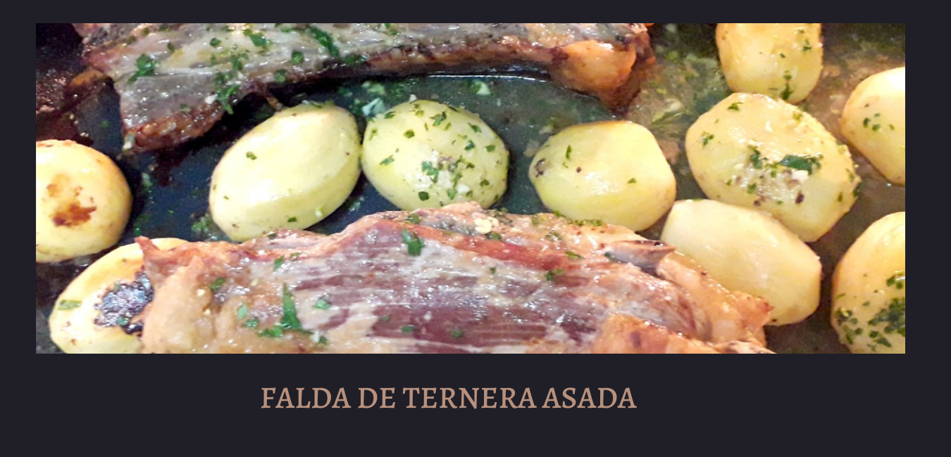 Receta de carne asada: FALDA de TERNERA