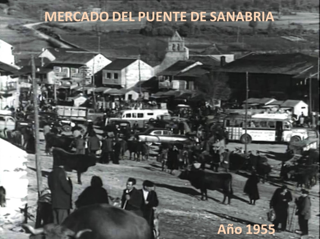 Mercado en El Puente de Sanabria en 1955